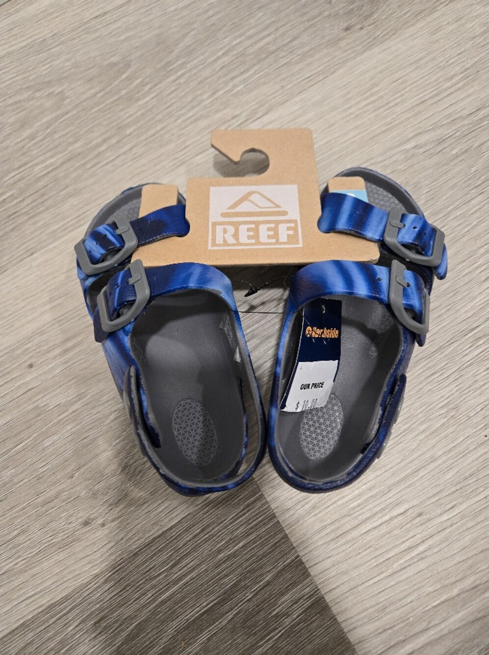 Reef Toddler Sandals in Navy Blue